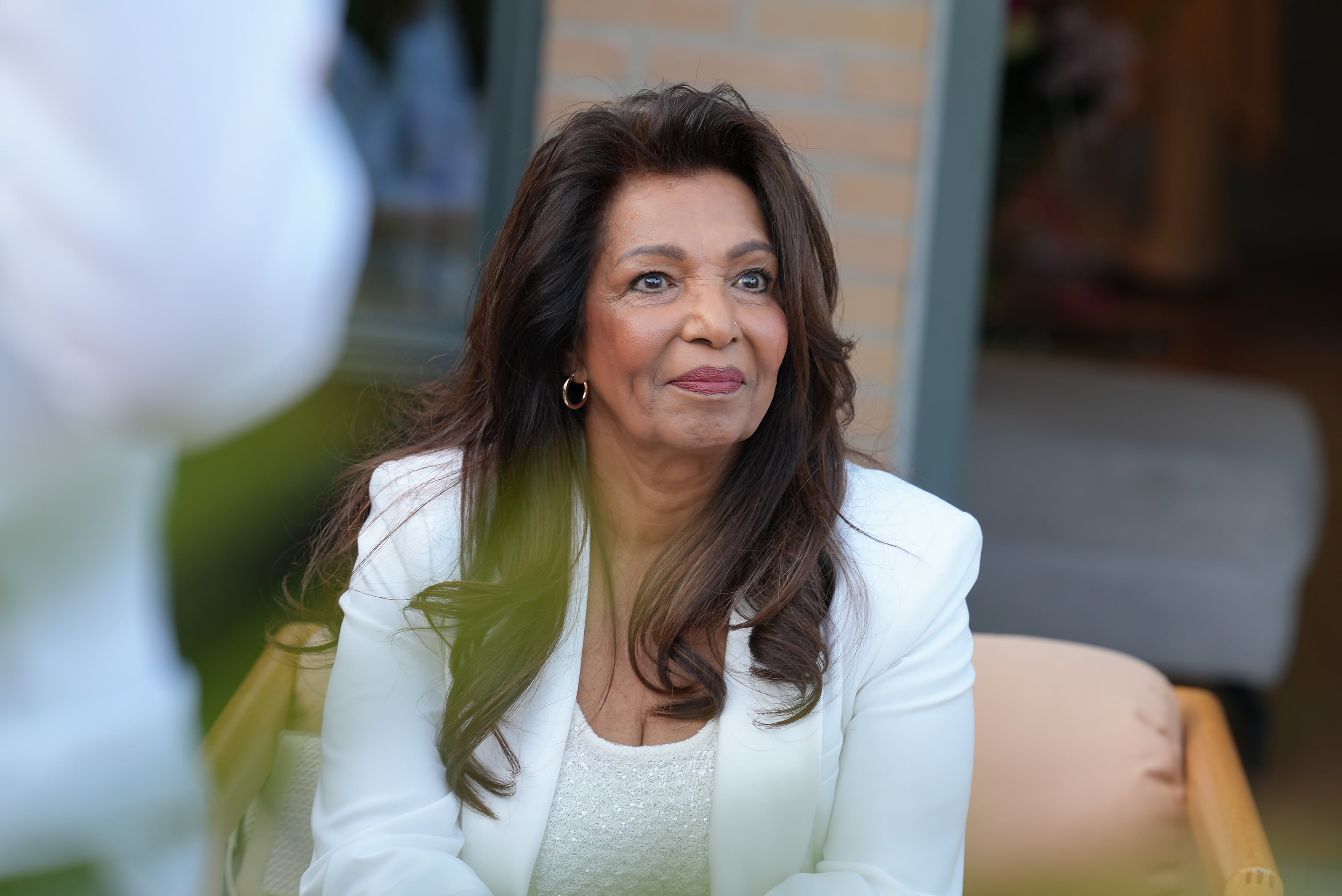 Lachende gasten