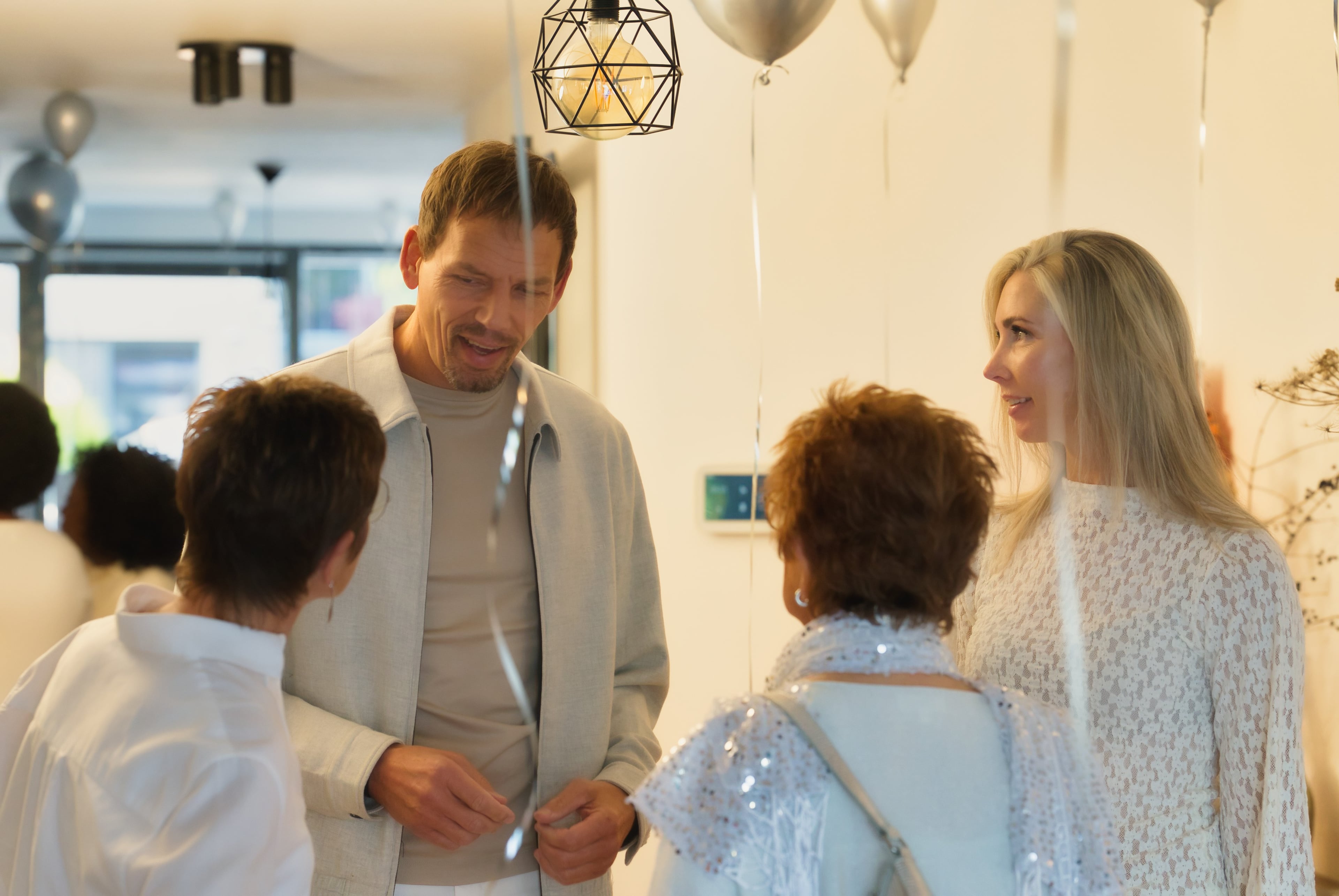 Dansvloer met sfeerverlichting